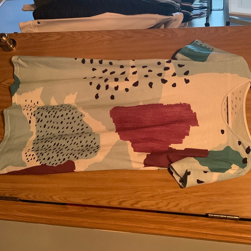 Abstract tshirt dress